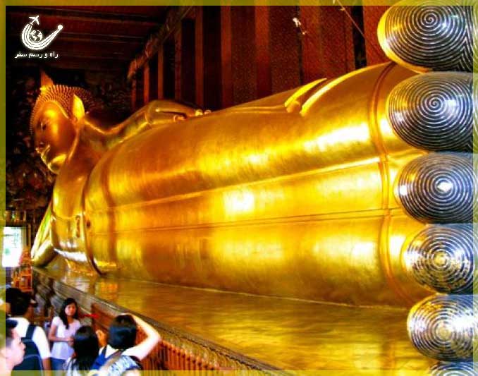 معبد-وات-فو-بانکوک-بودای-خوابیده